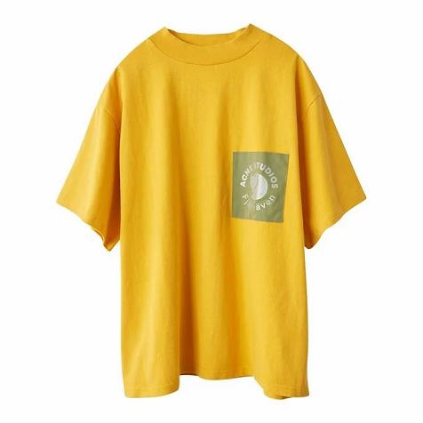 Fjällräven Udsalg T-Shirt Dame Räven Gul PNDJ39015